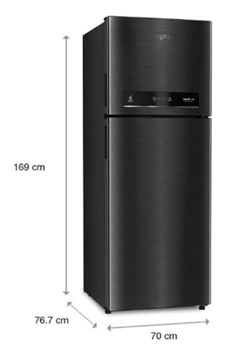 Whirlpool 411L 2 Star IntelliFresh Convertible Inverter Frost Free Double Door Refrigerator (IF INV CNV 455 Steel Onyx-Z, 2s, 2023 Model) - Image 4